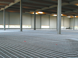 Průmyslové systémy podlahového vytápění - Uponor